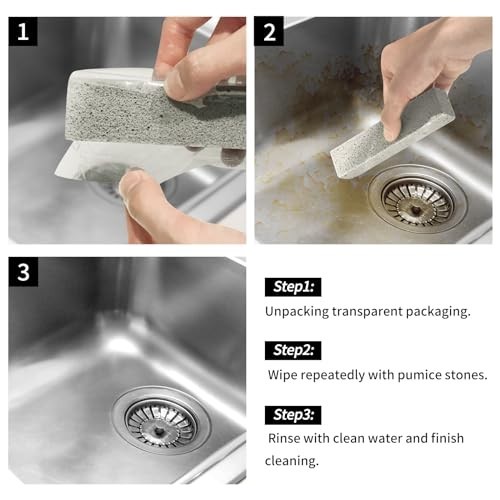 36 Pack Pumice Stones For Toilet Cleaning 5.9 x 1.4 x 0.9 Inch Limescale Bowl