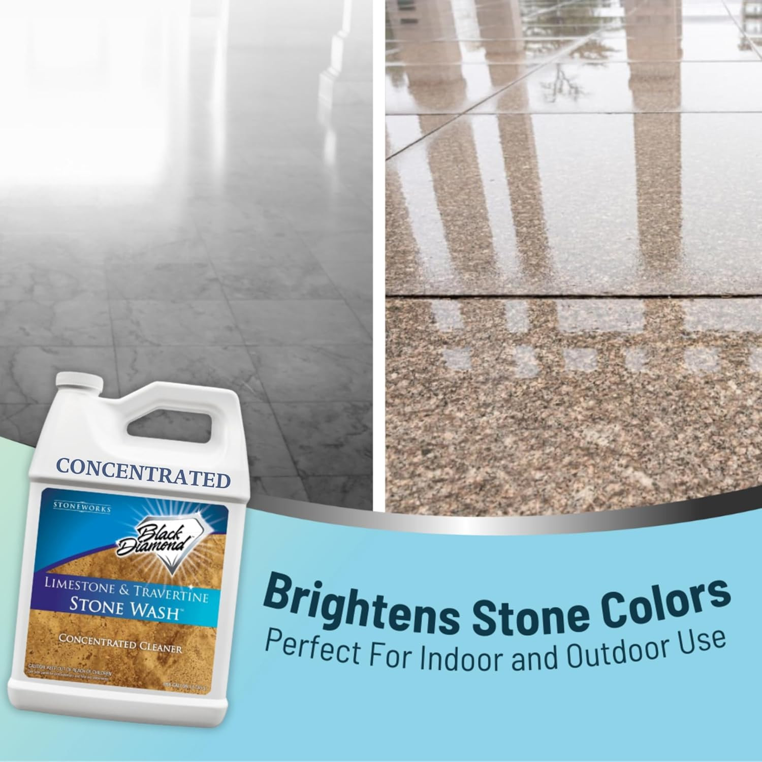 Natural Stone Cleaner – Limestone, Slate & Travertine Cleaner – Natural Stone Sh