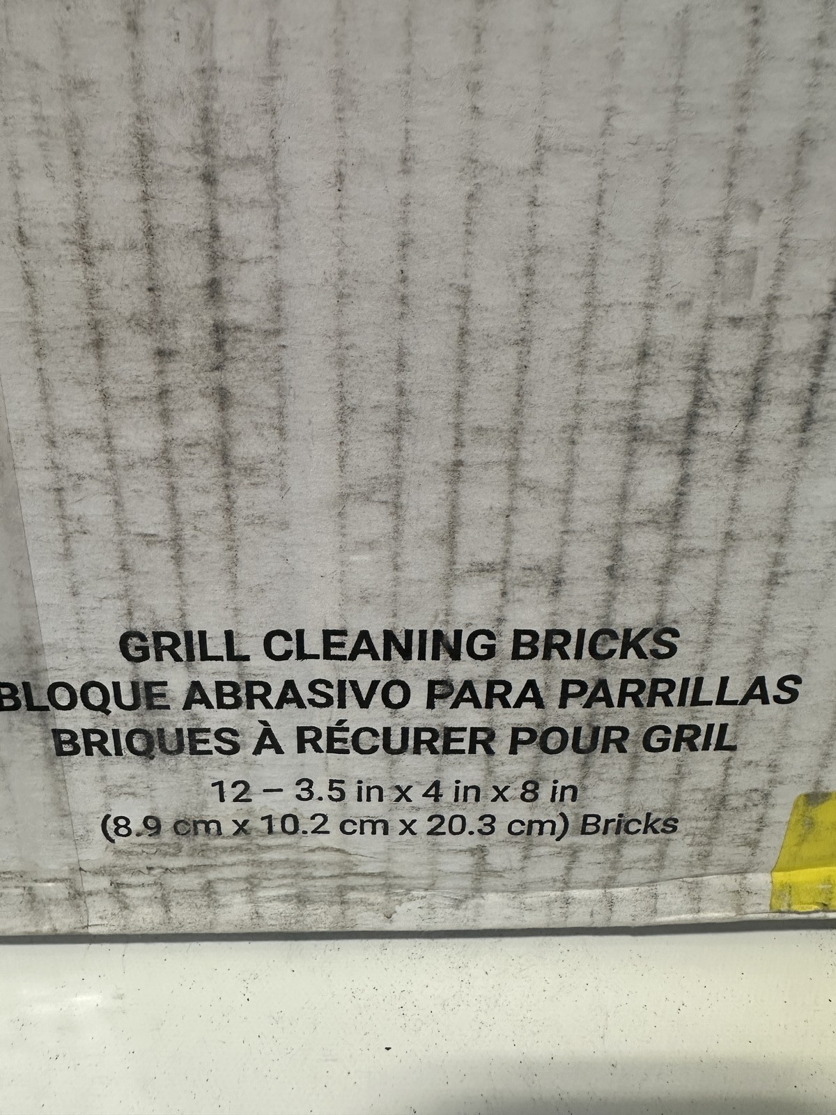 GRILL-BRICK Grill Cleaning Bricks 12-Pack NSF Certified BBQ Scrubber