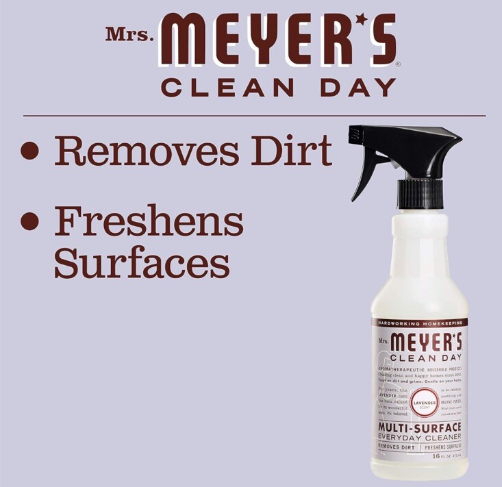 🔥Mrs. Meyer’s Clean Day Multi Surface Cleaner Solution 16oz (3 Pk) BNWT🔥