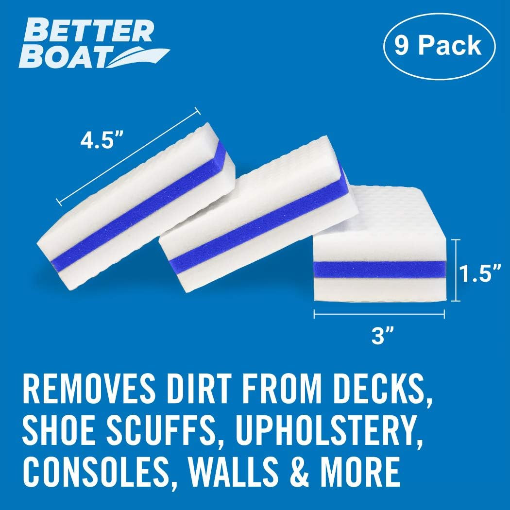 Boat Erasers by – Cleaning Sponge for Scuff Marks & Grime, Marine