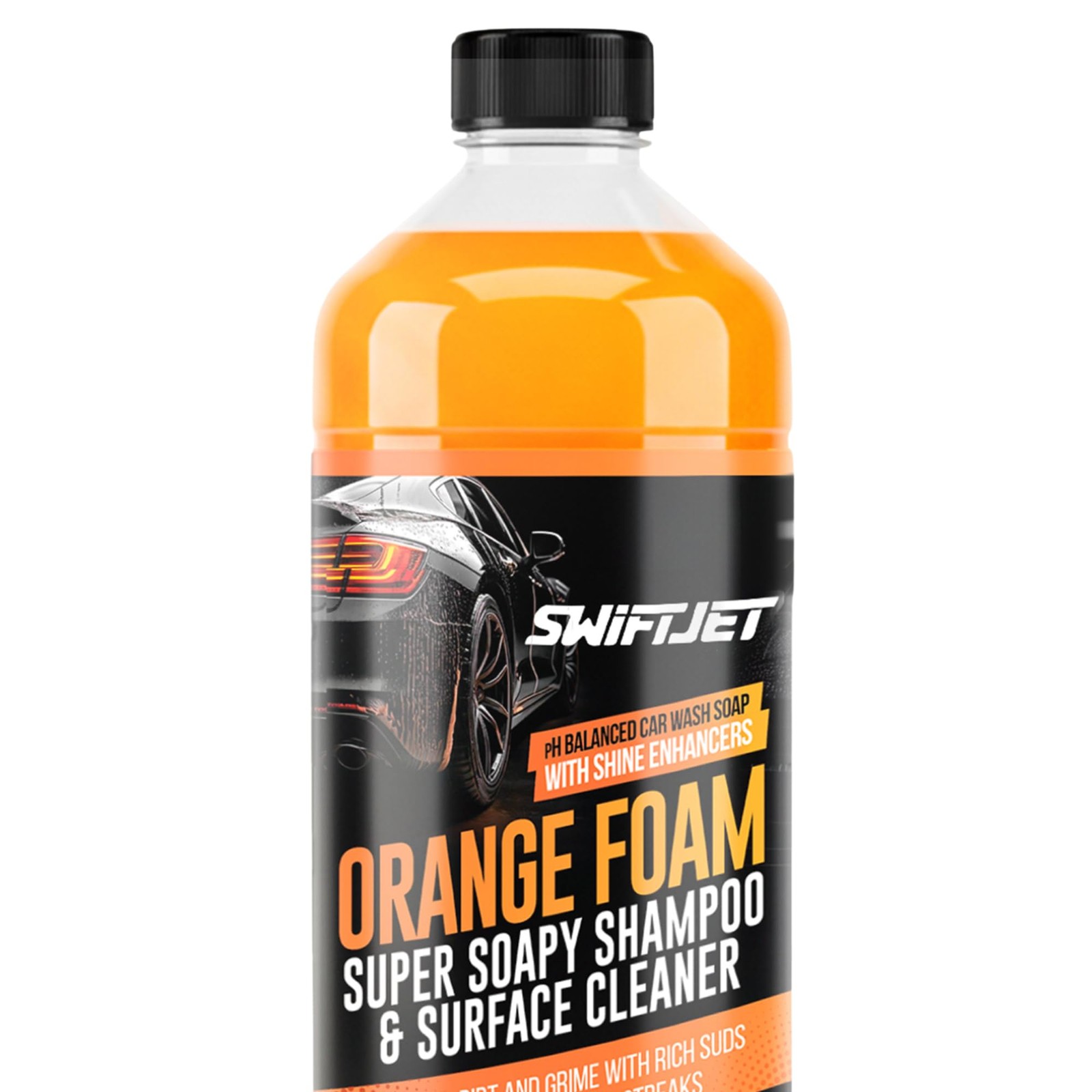 Orange Foam Car Wash Soap – pH Balanced Super Soapy Shampoo & Surface Cleaner…