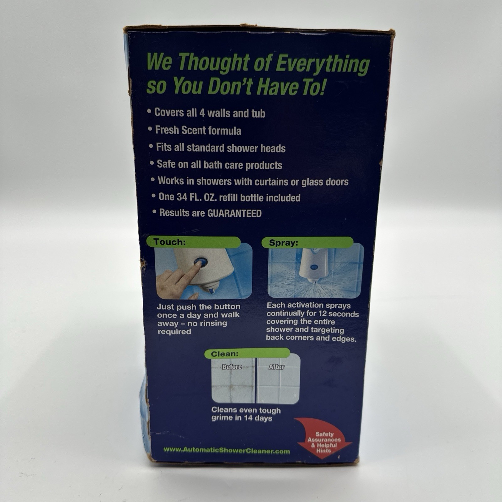 Scrubbing Bubbles Automatic Shower Cleaner Dual Sprayer Starter Kit NEW SEALED