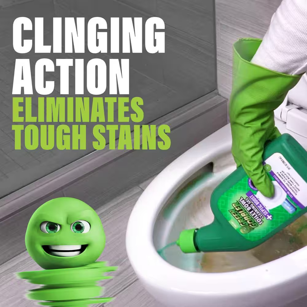 Green Gobbler 24 oz Toilet Bowl Cleaning Gel Bleach Free Plus Septic Boost