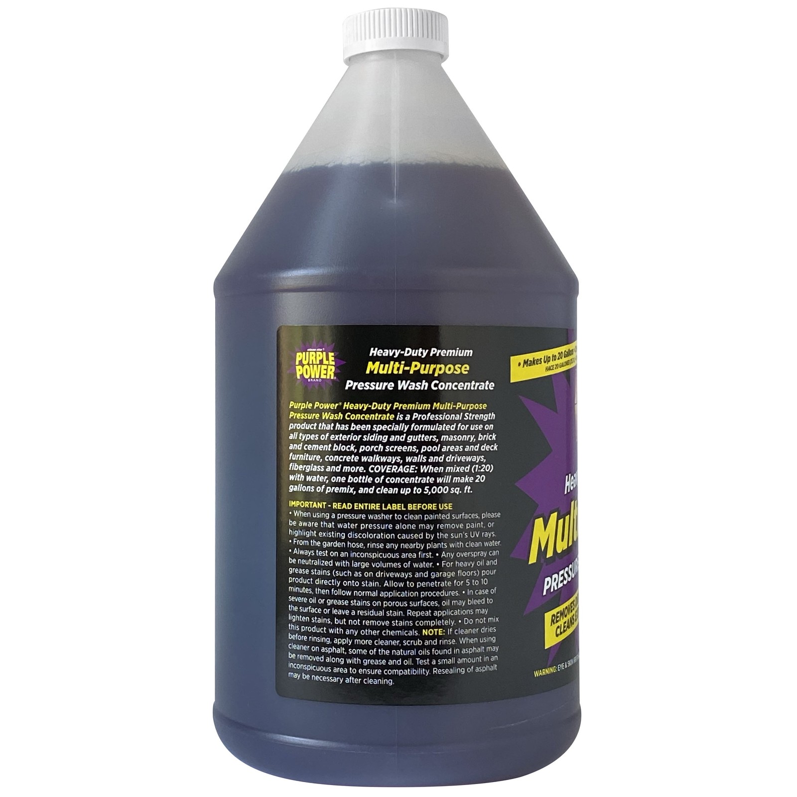 (2 pack) Heavy-Duty Premium Multi-Purpose Pressure Wash, 1 Gallon delivery fast