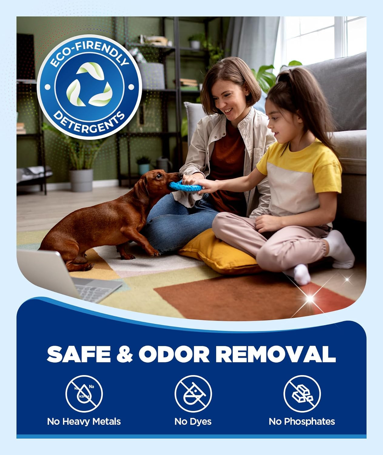4X Power Floor Cleaning Solution Compatible with Tineco, Deionized Water Multi-H