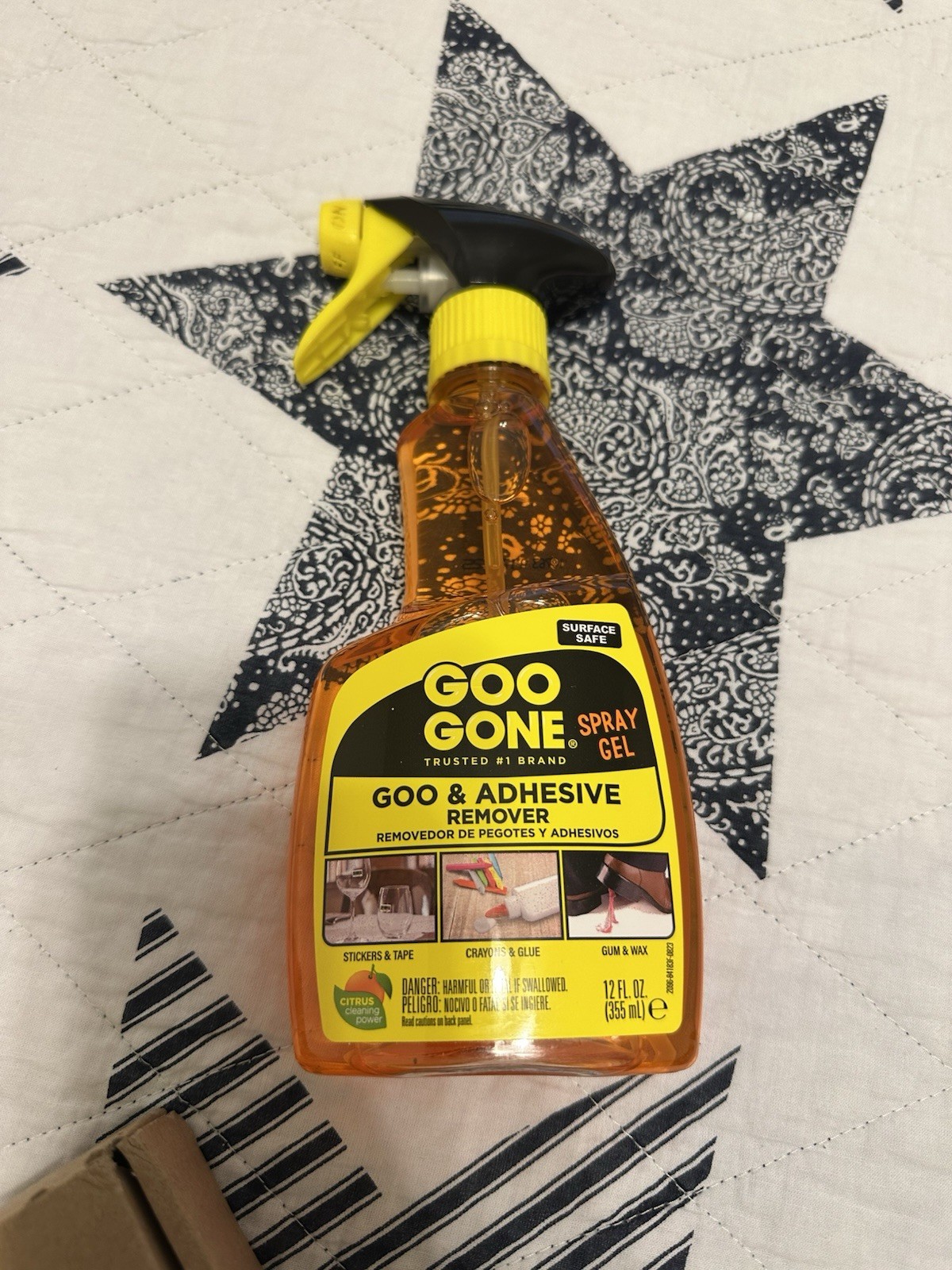 6 pieces of Goo Gone Original Spray Gel Adhesive Remover 12oz