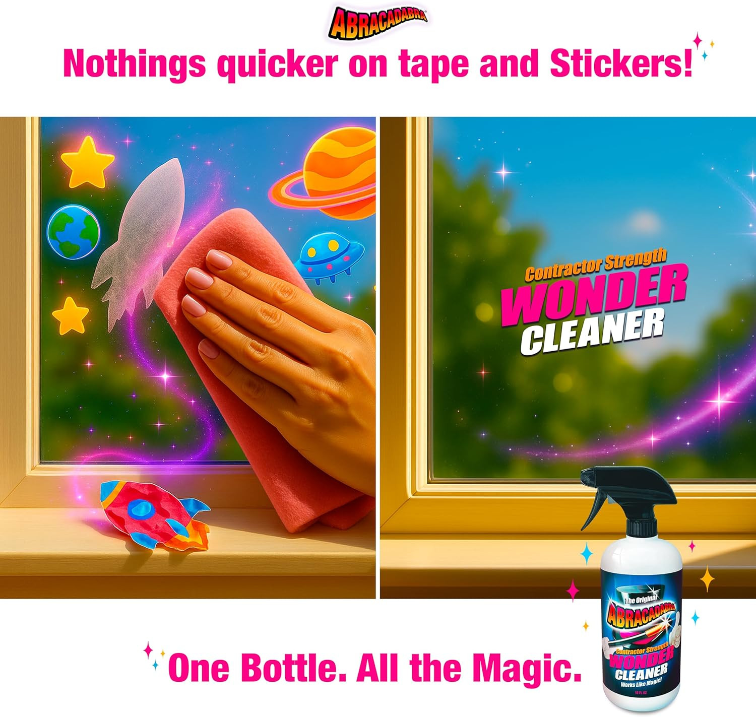 Abracadabra® Contractor Strength Wonder Cleaner – as Seen on TV – 16 Fl Oz – Gun