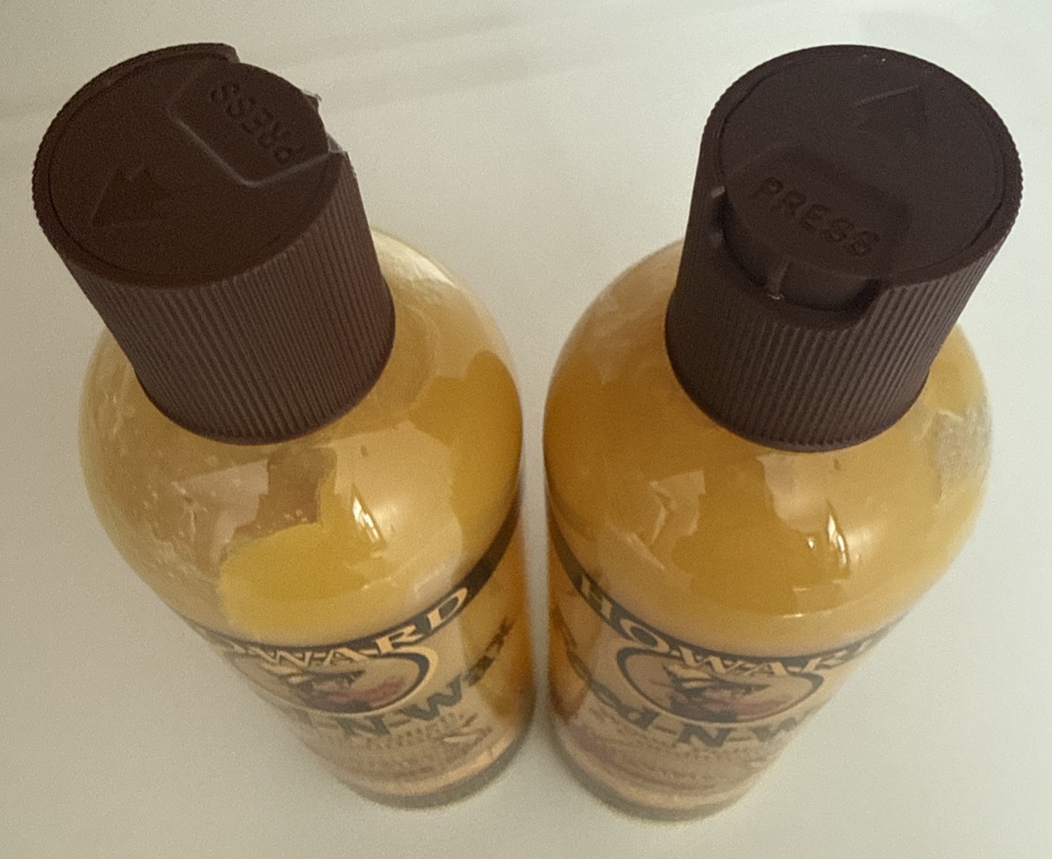 Howard Products FW0016 Wood Polish & Conditioner, 16 oz, Orange LOT OF 2