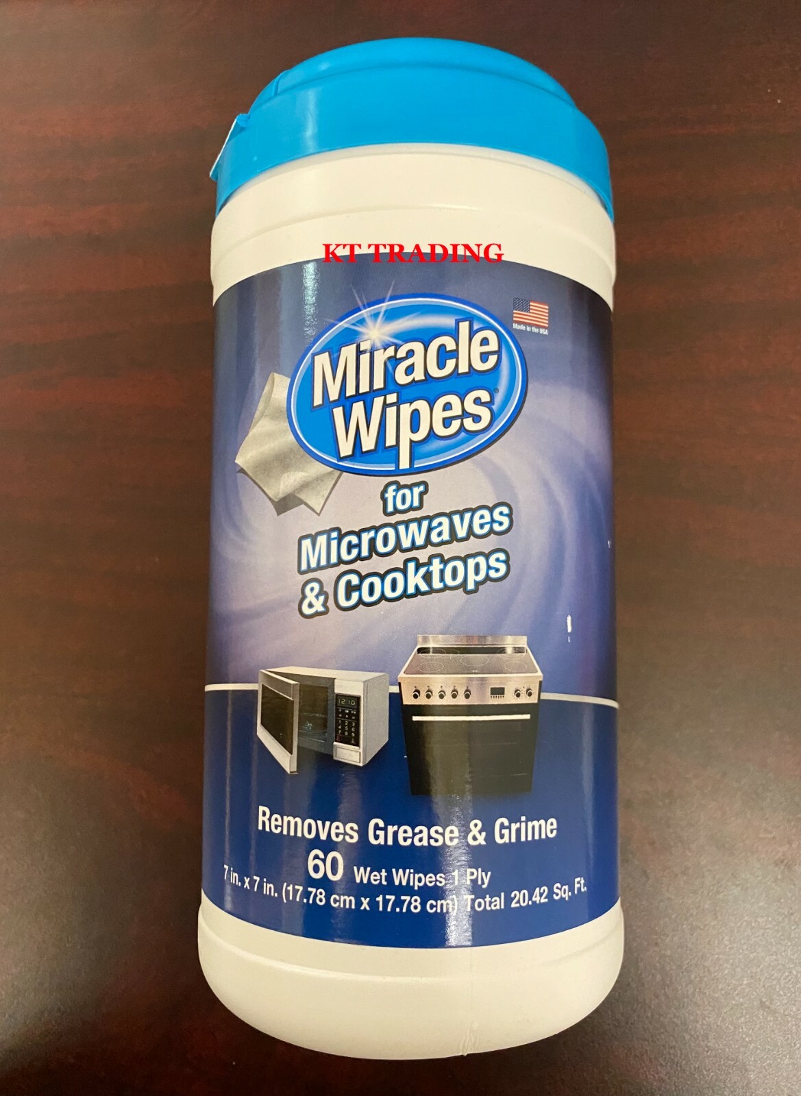 Miracle Brand PREMIUM Ceramic Glass Cook Top Ranges Microwaves CLEANER 60 Wipes