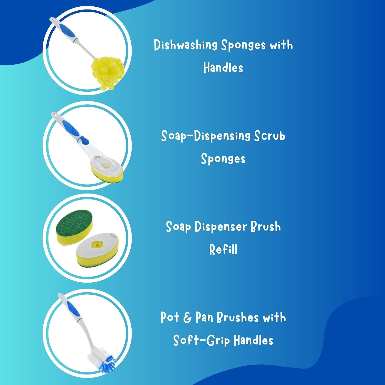 Cleaning Supplies Bundle, Home Office School Restaurants Bathroom Kitchen Laundr