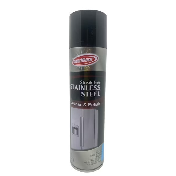 PowerHouse Streak Free Stainless Steel Cleaner & Polish, 8 oz – 3pk