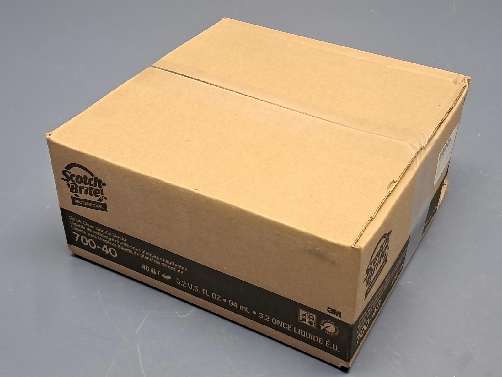 (40) 3M Scotch-Brite 700-40 Quick Clean Griddle Cleaner 3.2oz Liquid Packs NEW