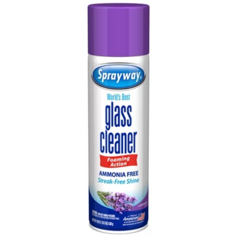 Sprayway Lavender Glass Cleaner 19oz, Ammonia-Free