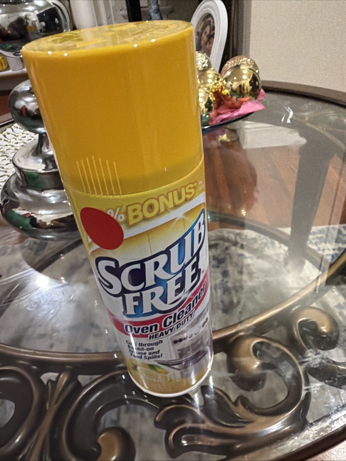 Scrub Free Oven Cleaner Lemon 12oz – Heavy Duty Degreaser Spray