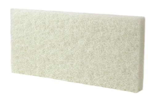 Commercial Light Duty White Scrub Pad – 4.6″ x 10″ Non-Abrasive Cleaning Pad …