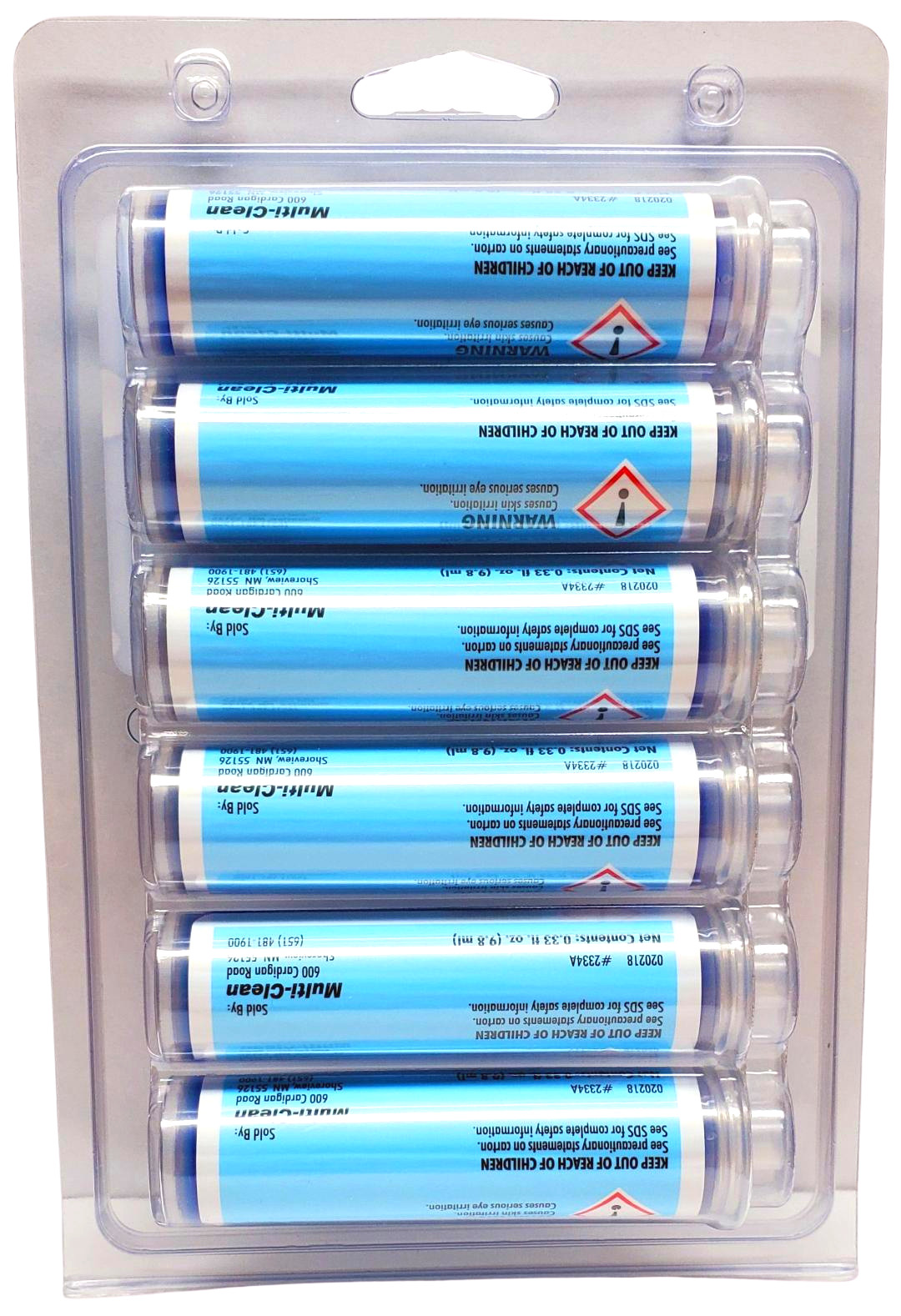 Multi-Shine Glass and Surface Cleaner “One Shot” (Pack of 6)