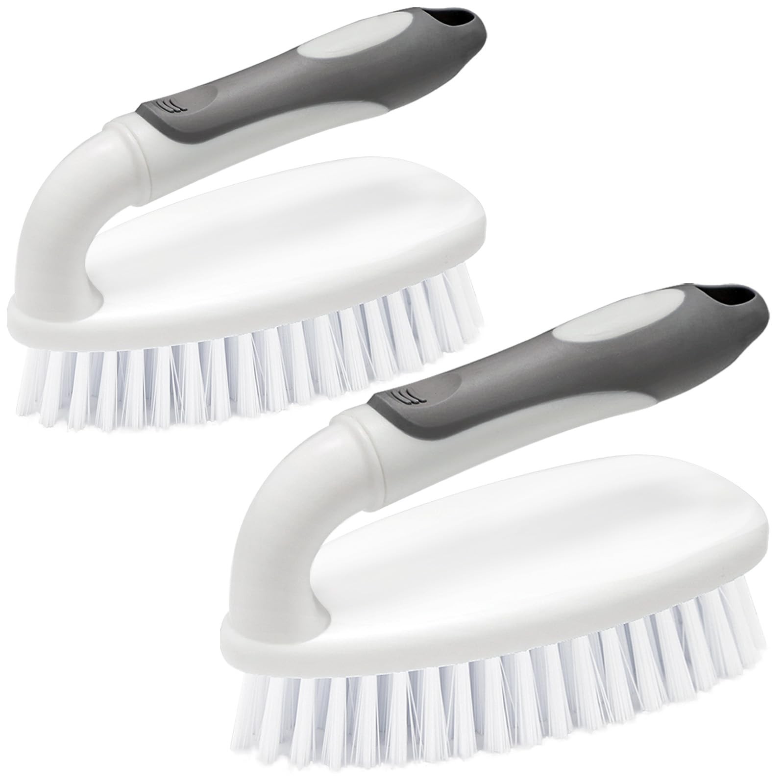 Scrub Brushes for Cleaning Bathtub Scrubber Heavy Duty Scrub Brush with Handl…