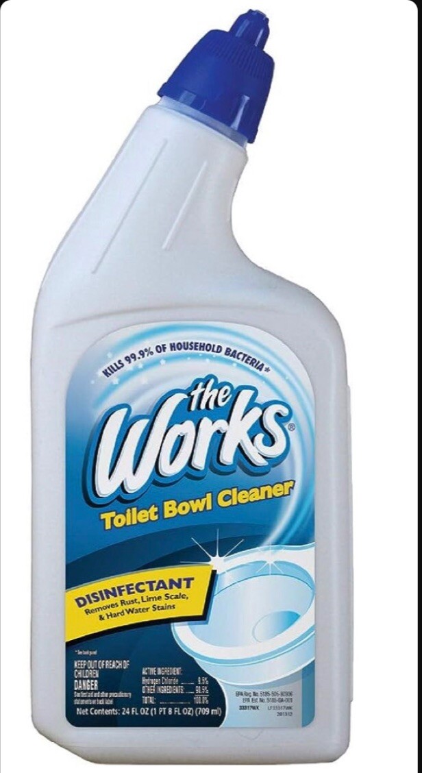 The Works Classic Toilet Bown Cleaner – 24oz, 2 Pack