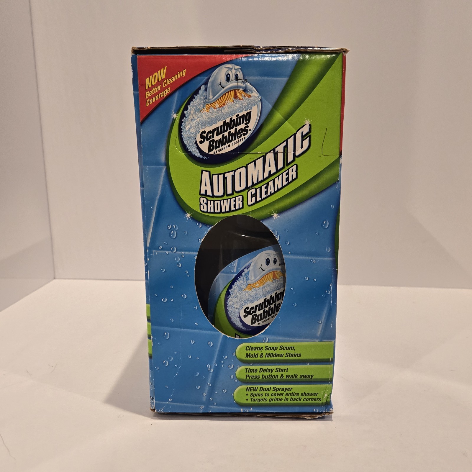 Scrubbing Bubbles Automatic Shower Cleaner 1 Dual Spray 2 Refills NEW