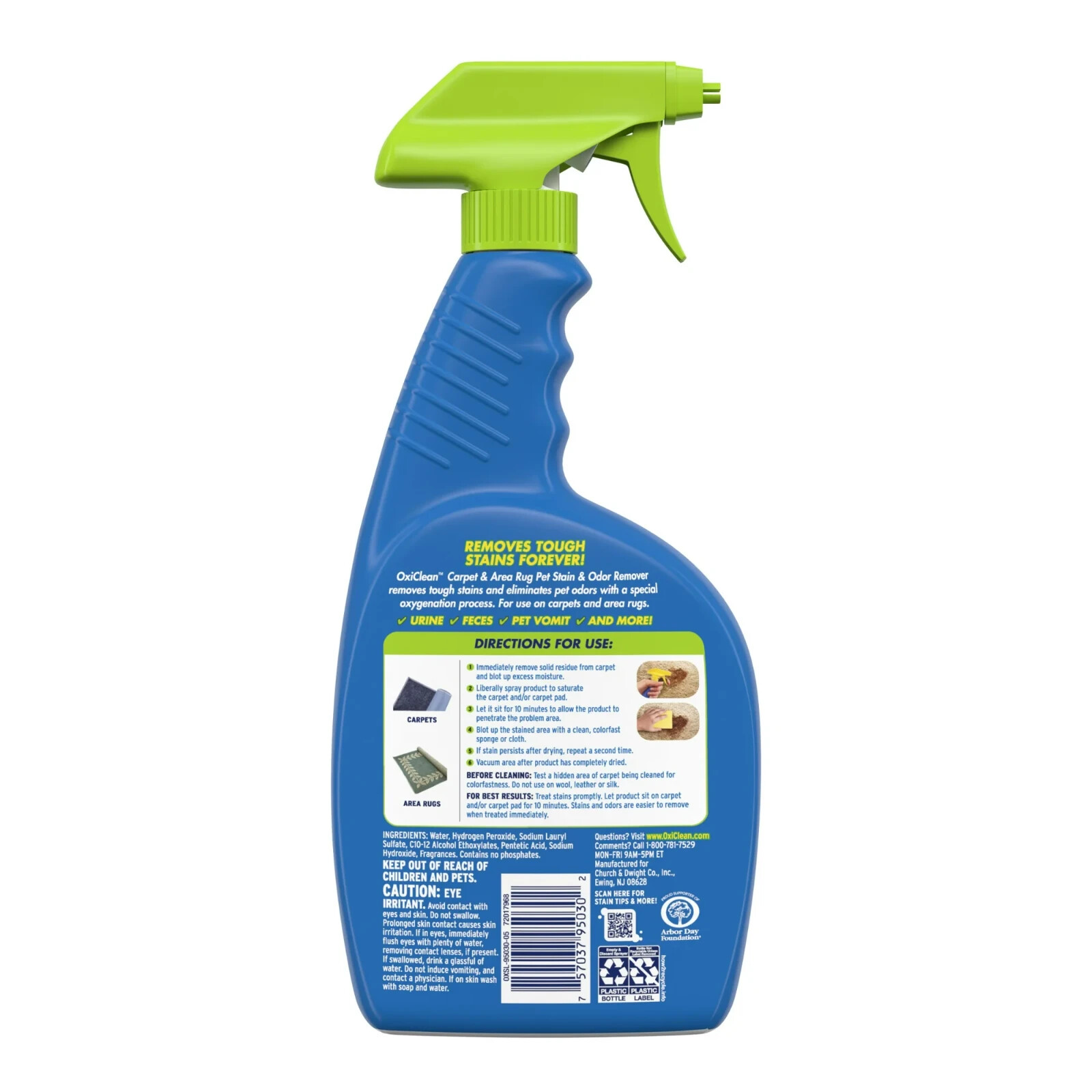 OxiClean Carpet Pet Stain Remover Spray 24oz , Free shipping