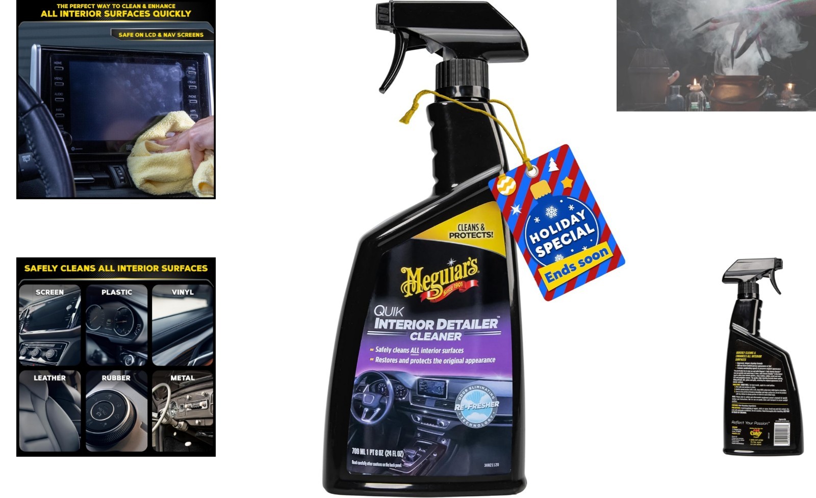 24 Oz Meguiar’s Interior Detailer Spray – Gentle Cleaner for Automotive Surfaces