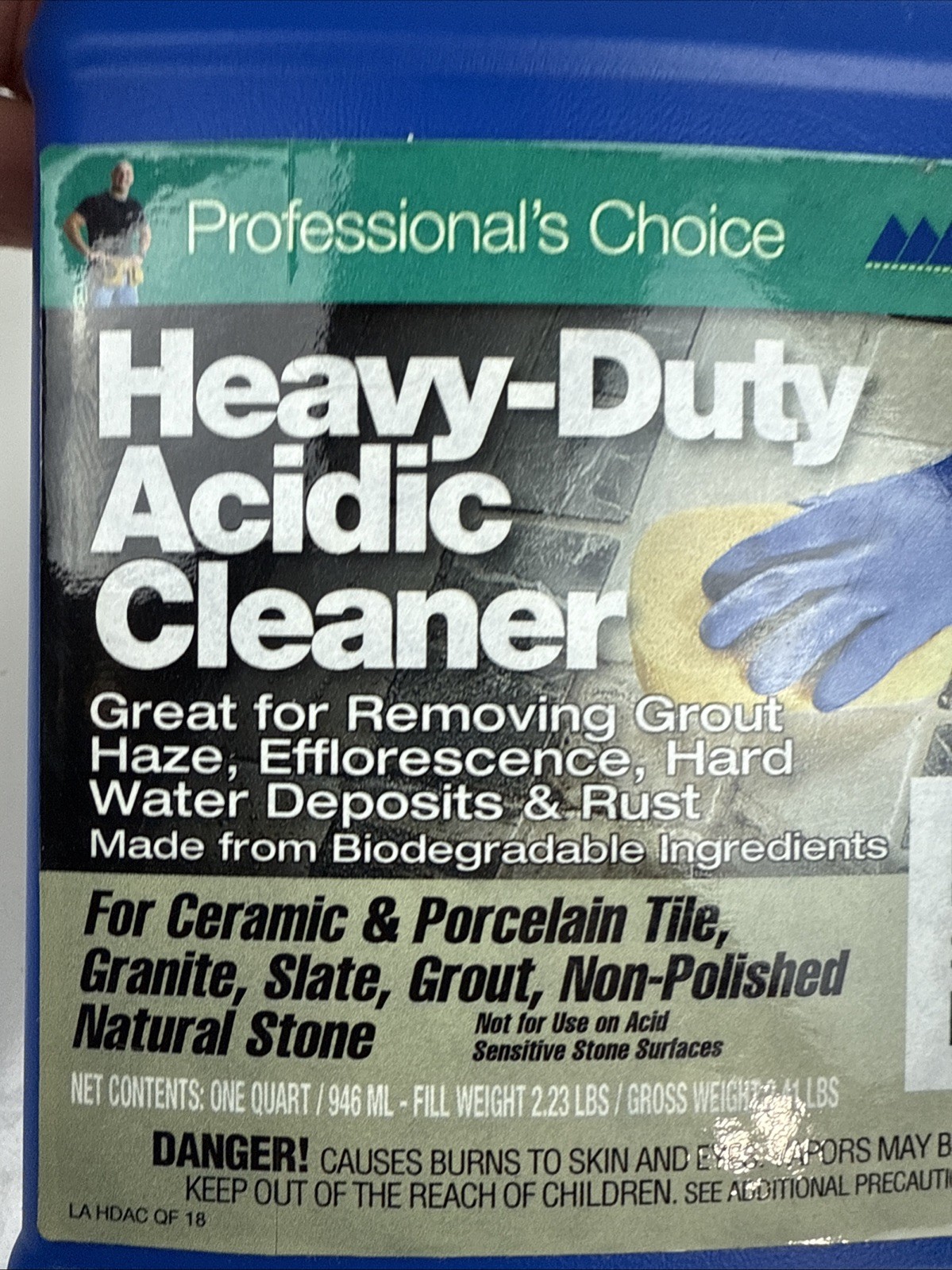 Miracle Sealants Heavy Duty Acidic Cleaner 32 Oz Fast Acting Exterior & Interior