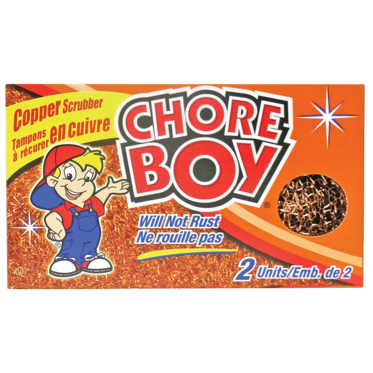 Chore Boy Copper Scouring Pad (2-Count) 86909618941 Chore Boy 86909618941