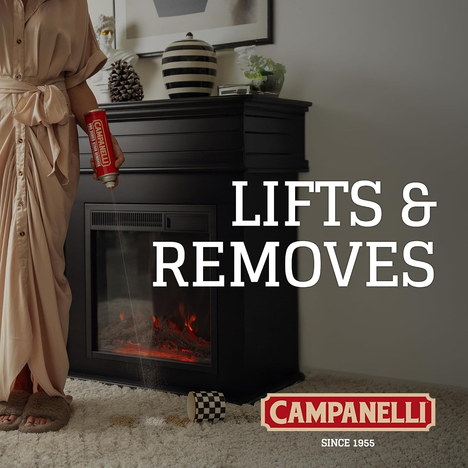 Campanelli Pro Series Stain Remover Point & Spray Carpet & Upholstery Cleaner fo