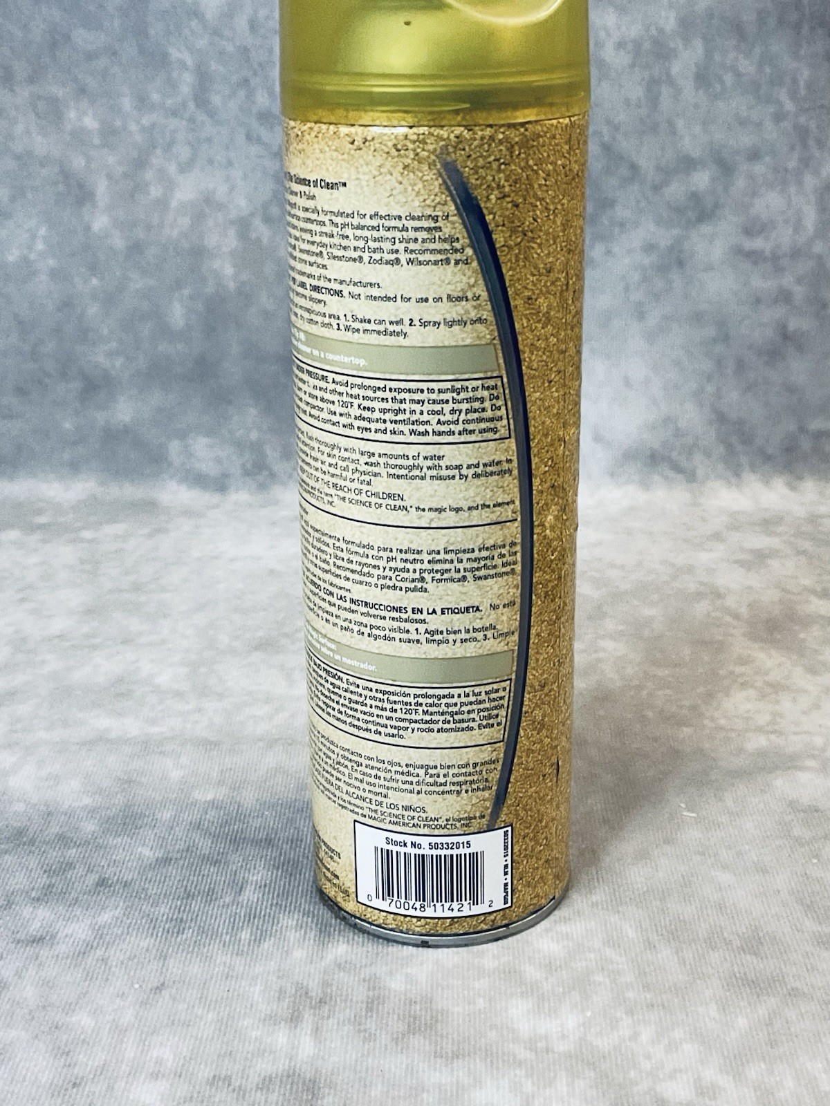 MAGIC COUNTERTOP MAGIC STREAK FREE CLEANS PROTECTS POLISHES 17 OZ NOS