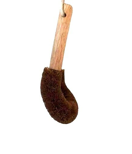 Coconut Coir Kitchen Pan Dish washing Brush Reusable Long time Natural Fibre New