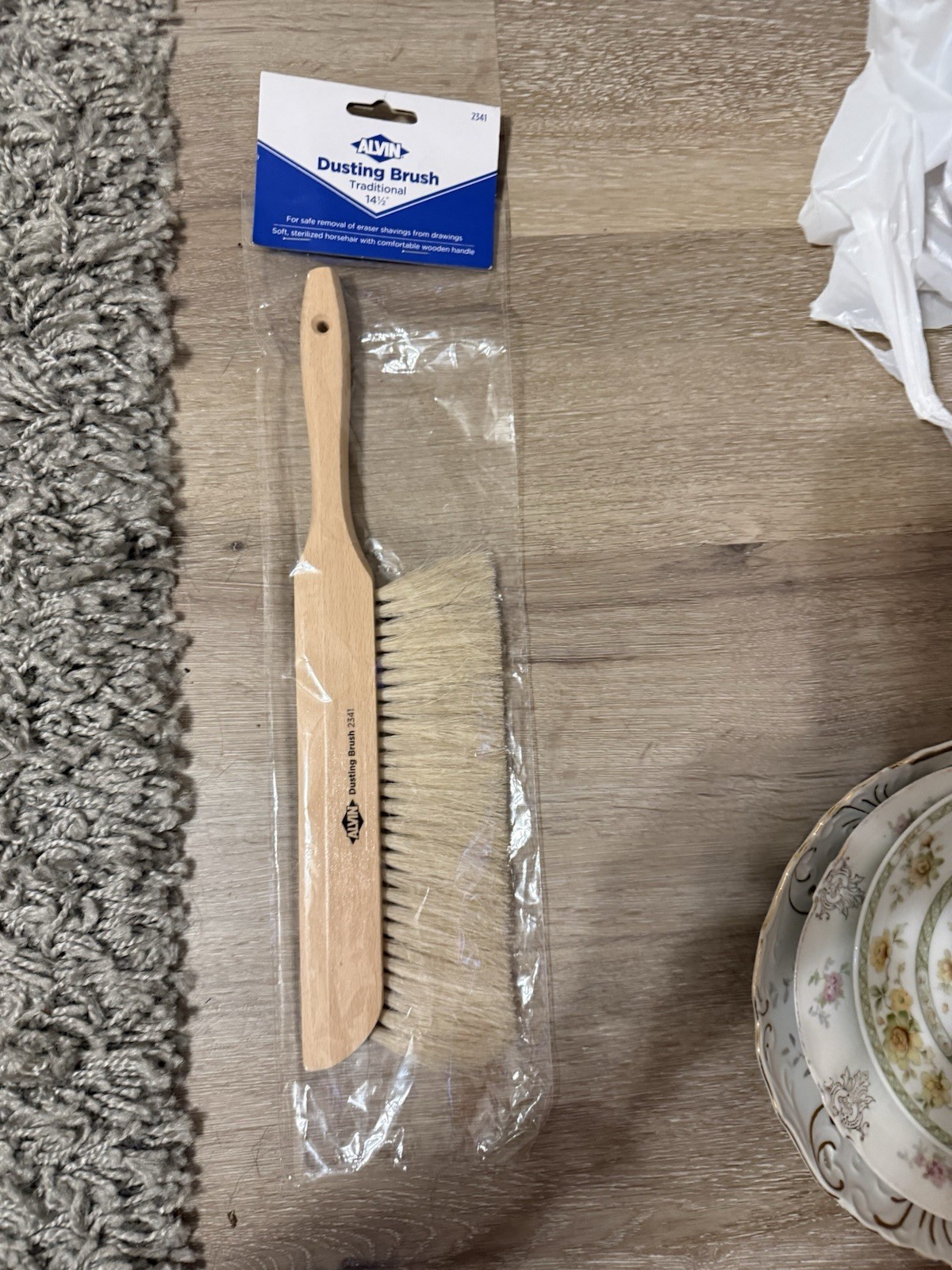 Alvin Dusting Brush 2341 14.5” Soft Bristle Drafting Art Studio Brush USA