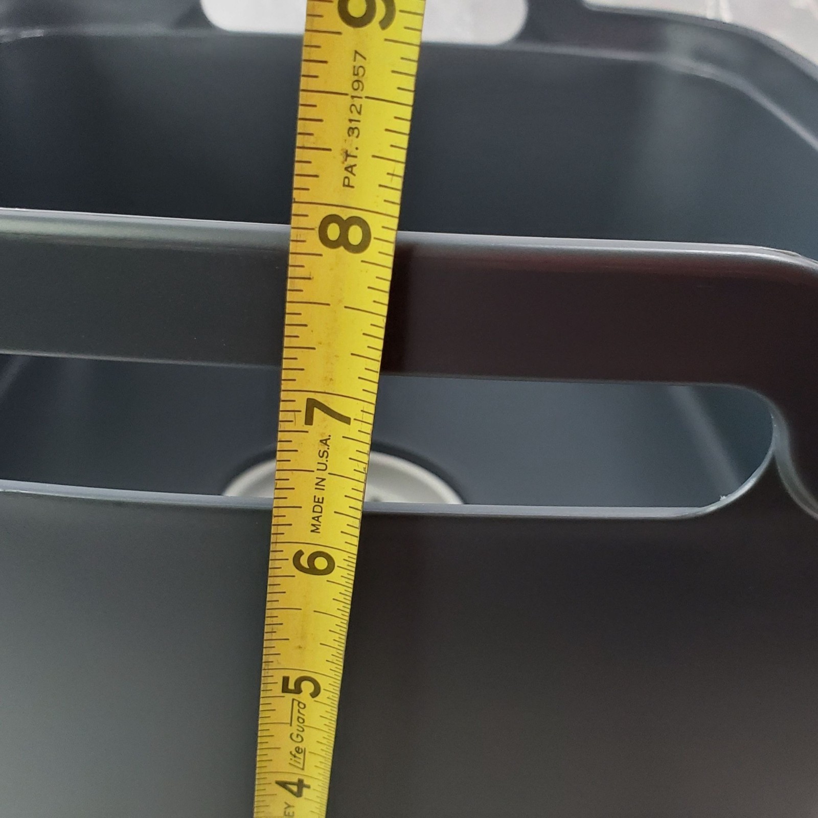 Joseph Joseph Wash & Drain Dishwashing Bowl With Straining Plug Grey 12″x12″x7″