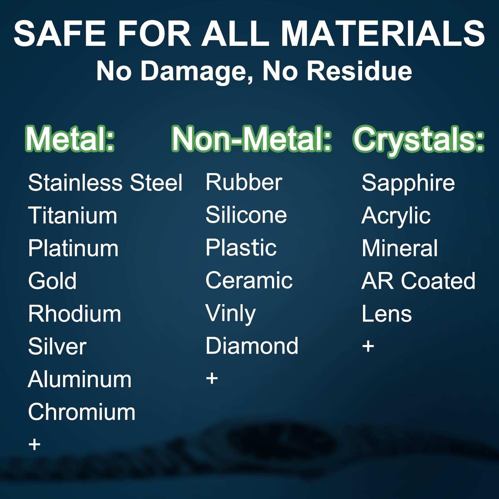 Cleaning Kit, for Deluxe Watches, Safe on All Metals & Crystals, Remove Dirt …