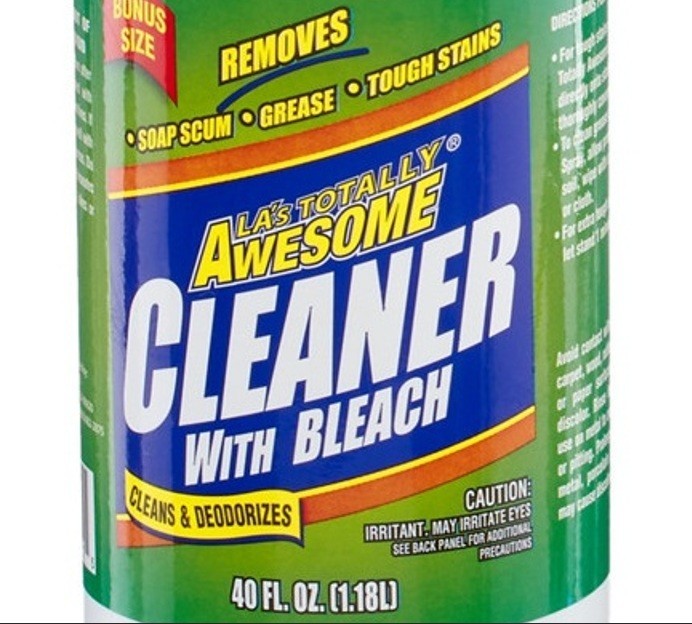 (Lot of 2)- LA’s Totally Awesome Cleaner with Bleach- 40 Fl. Oz. (Each)