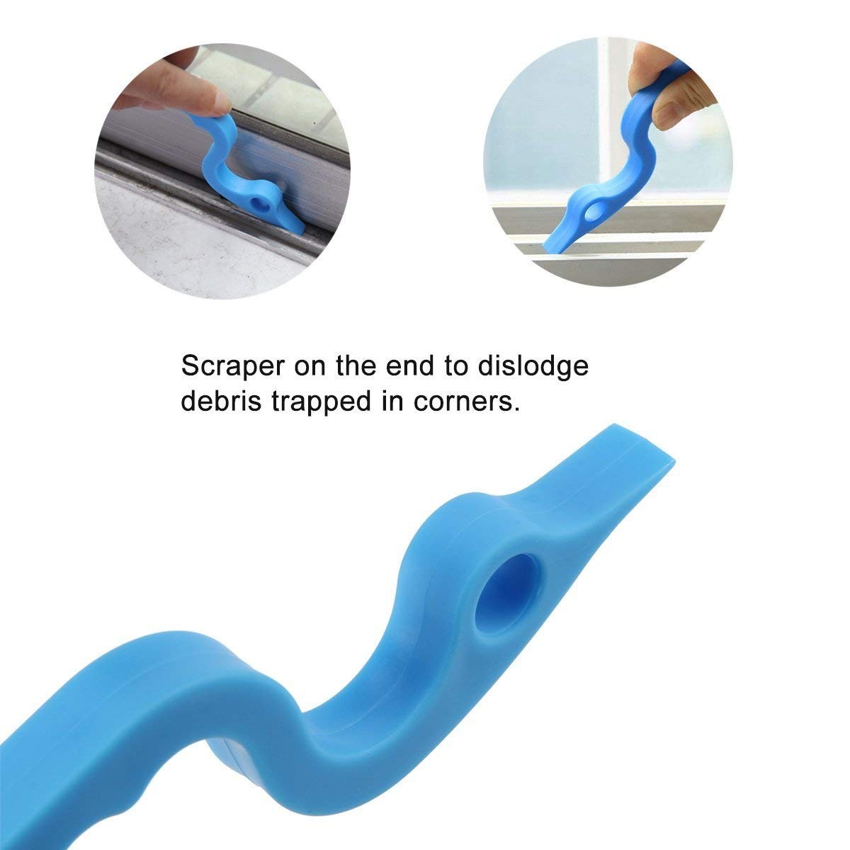 2pcs Hand-held Groove Gap Cleaning Tools Door Window Track Kitchen Cleaning B…