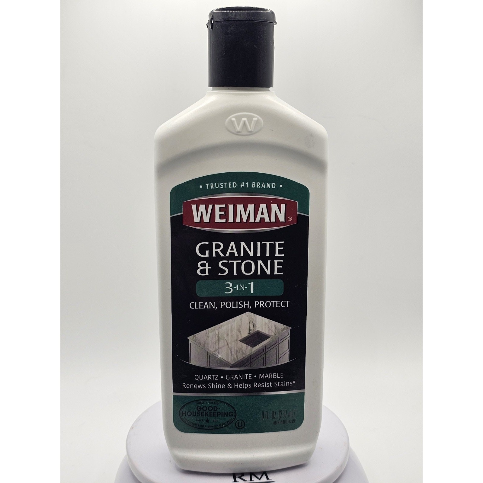 2 Bottles Used WEIMAN Granite & Stone 3 In 1 8oz Discontinued