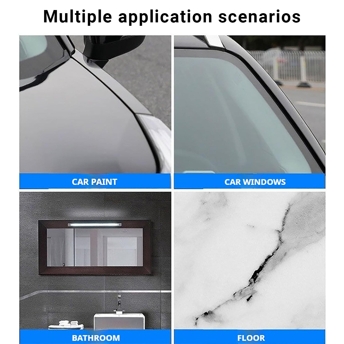 Recyclable Silicone Window Squeegee Kit, Window Cleaning Kit, Window Squeegee