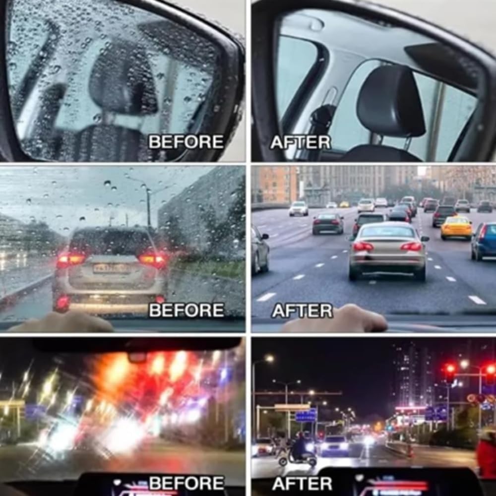 2× Automotive Oil Film Cleaning Brush Glass Board Car Windshield Cleaning Brush