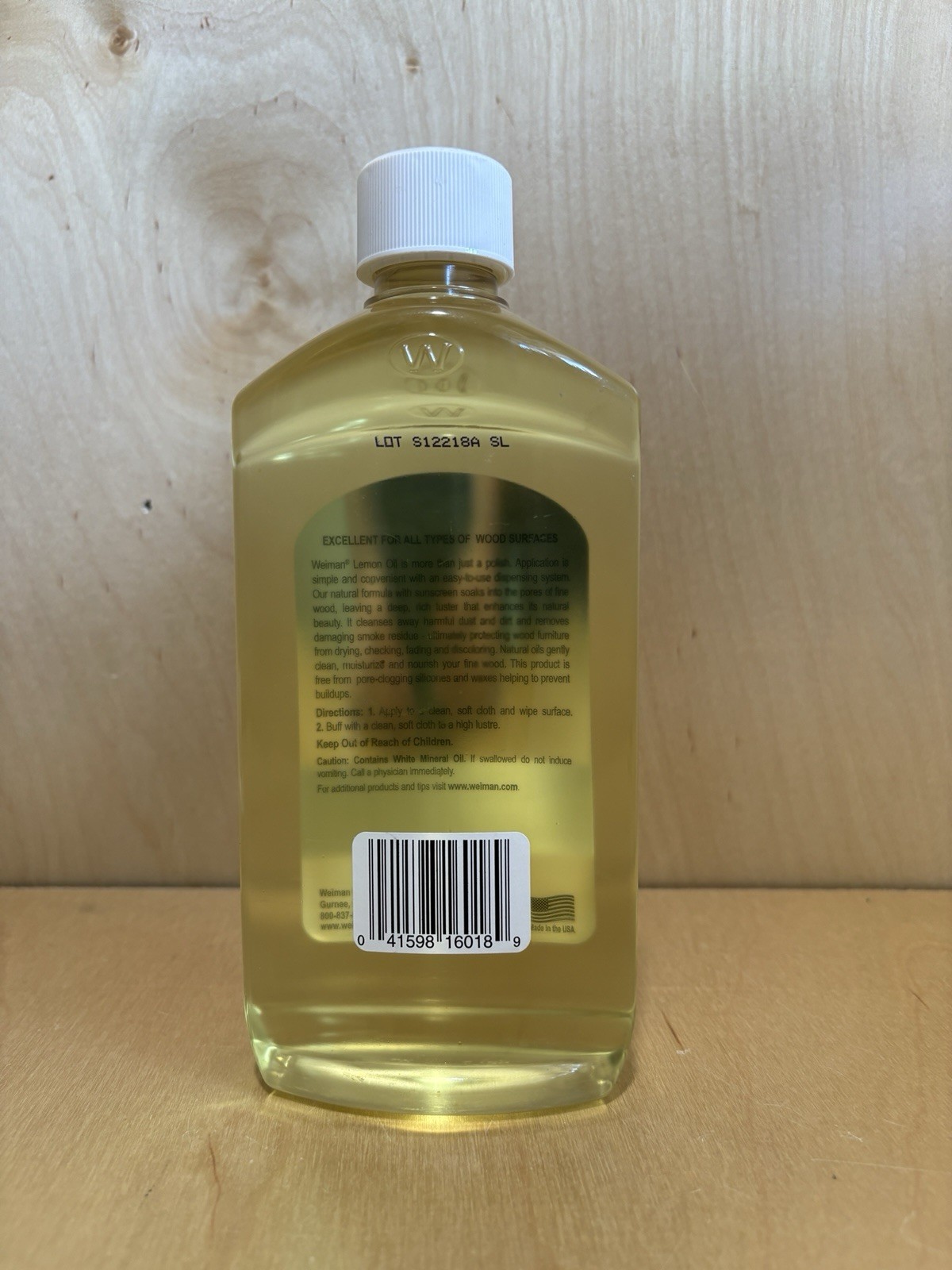NEW/Sealed Weiman Lemon Oil Wood Furniture Polish with Sunscreen 16 oz