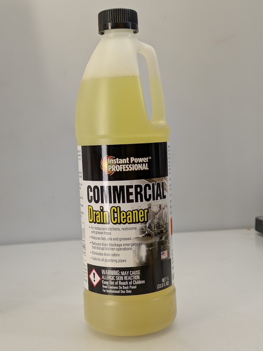 Instant Power Professional Commercial Drain Cleaner Fog, Odor Reducer 1 Liter