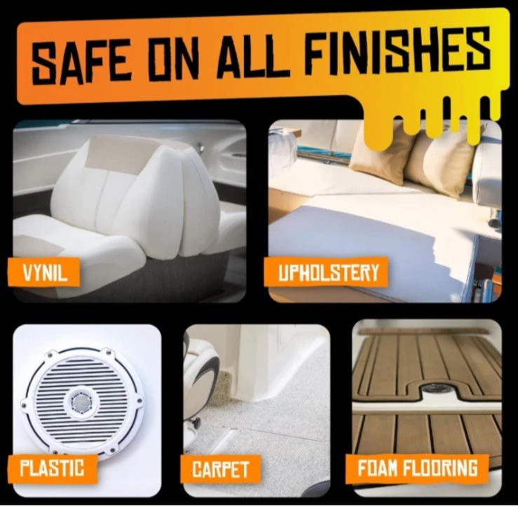 Boat Juice 2in1 Interior Boat Cleaner & Protectant Spray | Vinyl Boat Seat