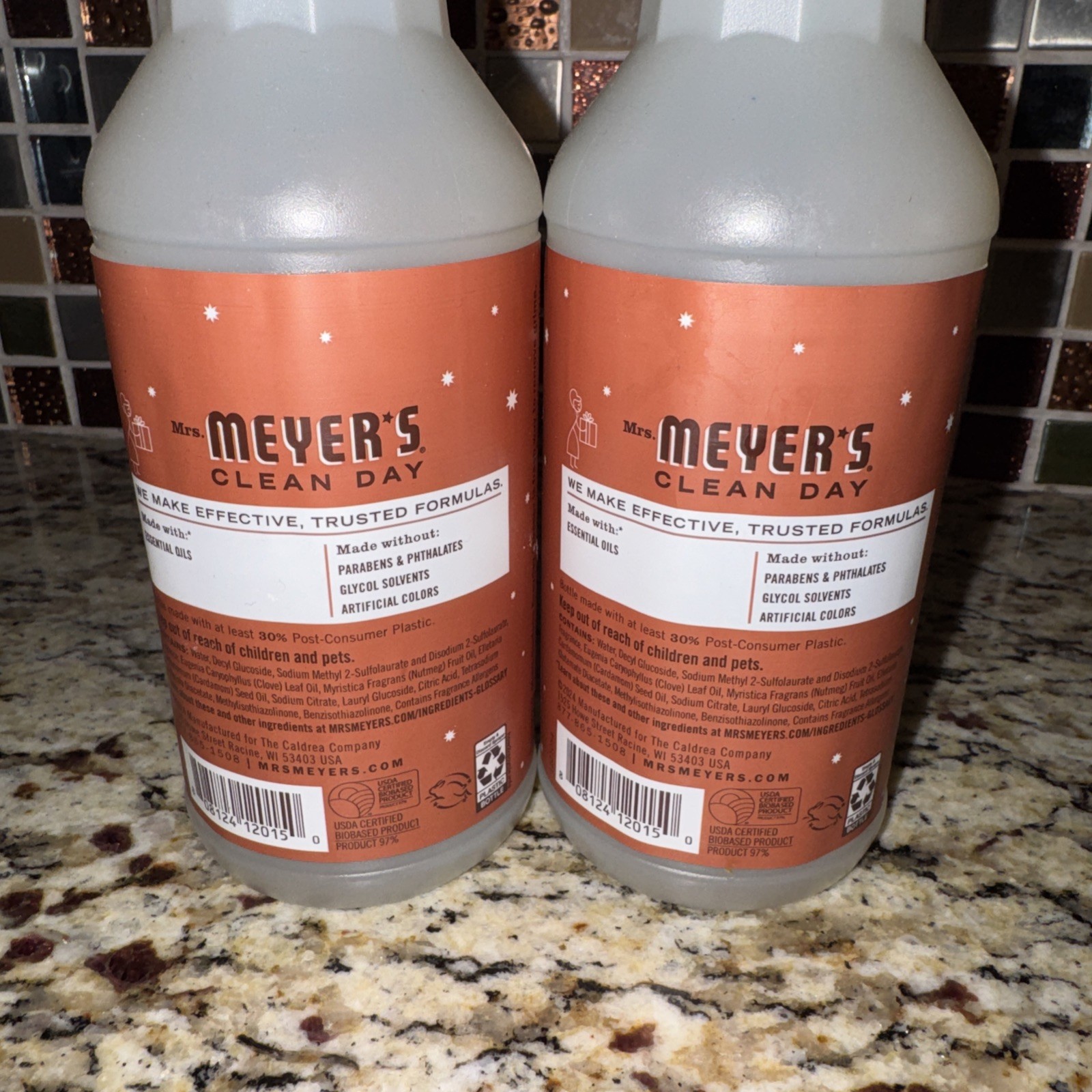 Mrs Meyer’s 2 Pack Gingerbread Multi-Surface Cleaner 16oz