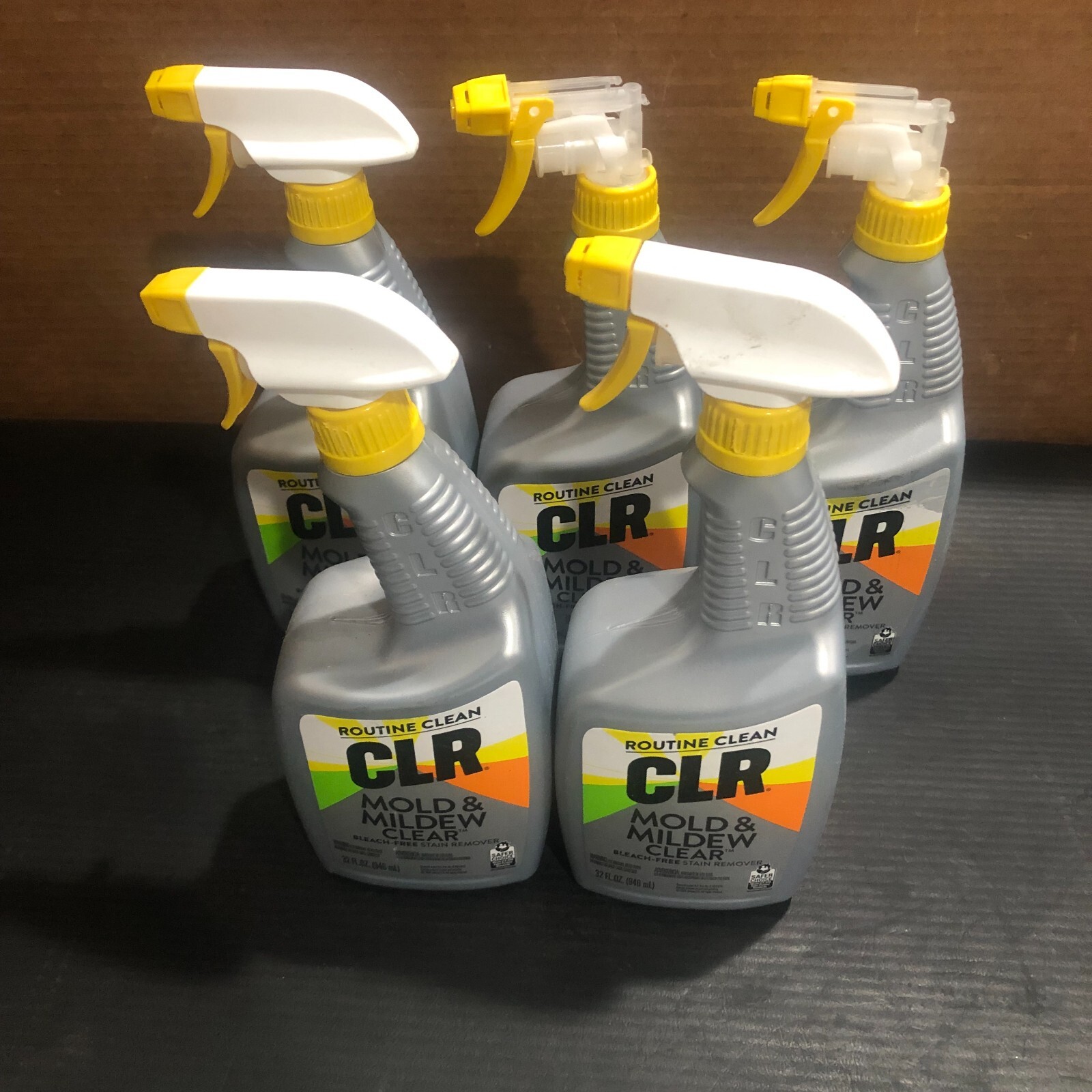 (5 PK) CLR Mold and Mildew Clear Bleach-Free Foaming Stain Remover Spray-32 Oz.