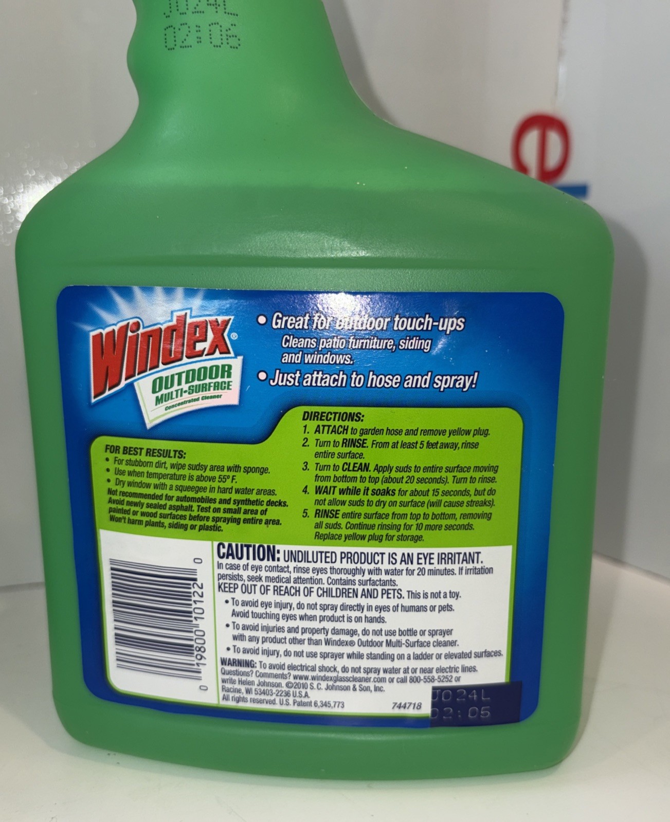 3 Windex Outdoor Glass Patio Cleaner 32 fl oz Spray Streak-Free Shine