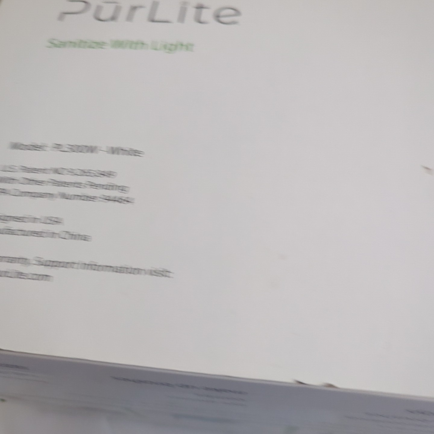 Purlite UV-C Home Sanitizer PL300G Gray