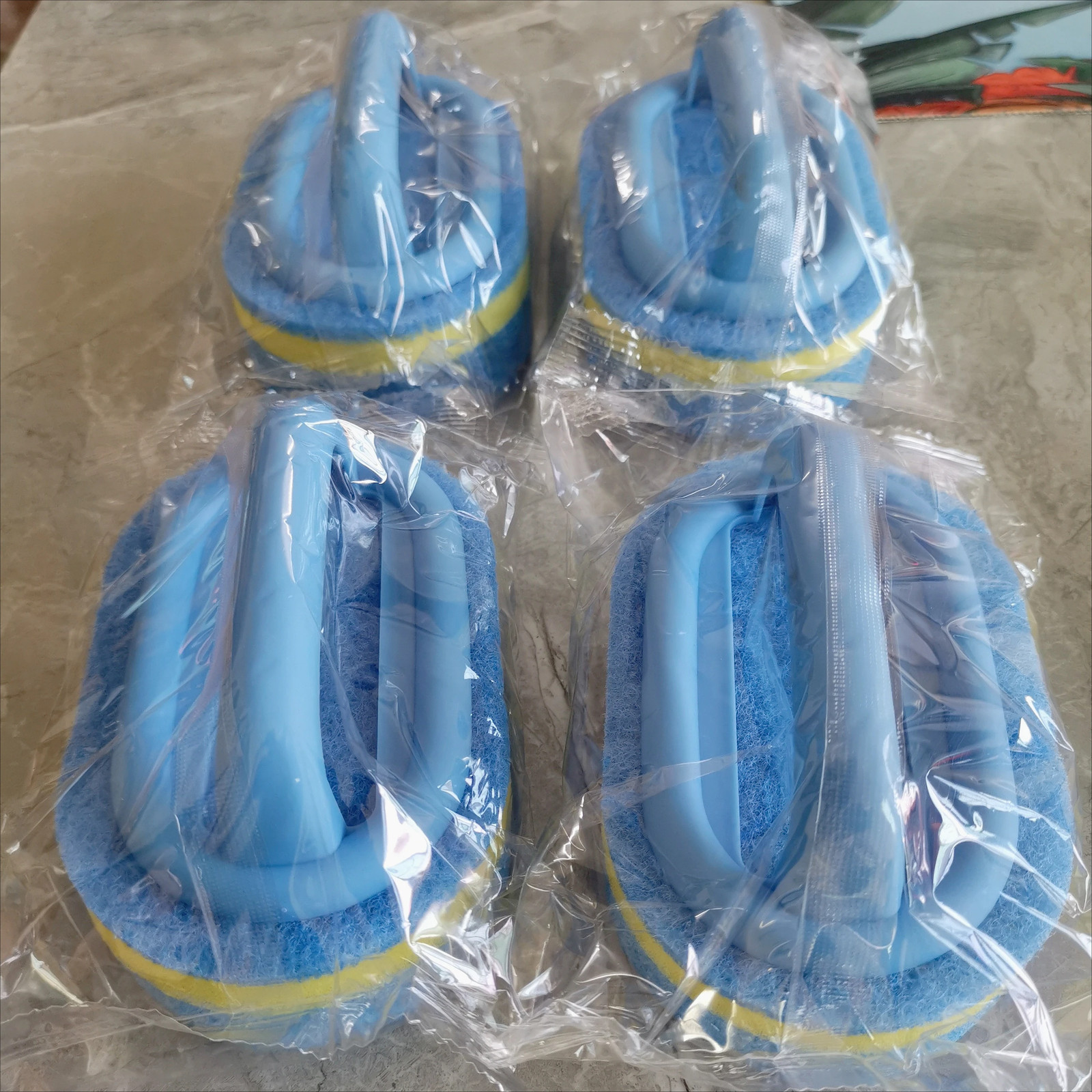 Kitchen Bathroom Toilet Cleaning Magic Sponge Glass Wall Cleaning Bath Brush Han