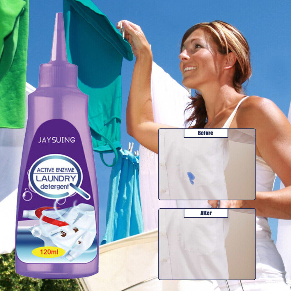 3× Active Enzyme Clothing Stain Removal Agent Active Enzymatic Laundry Cleaning~