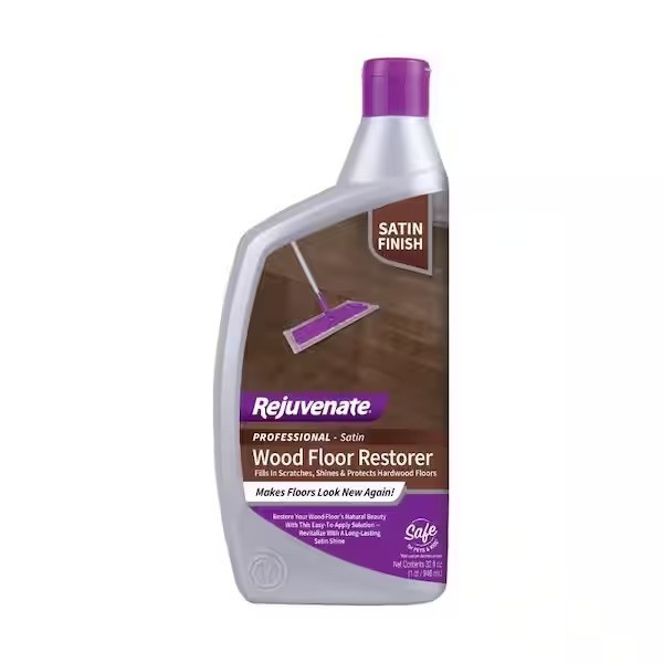 Rejuvenate 32oz Professional Satin Finish Wood Floor Restores & Protect Hardwood