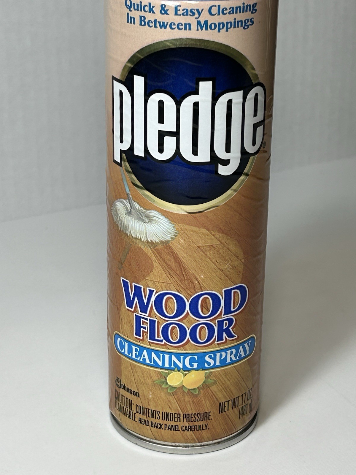 NEW – VINTAGE 1998 Pledge 17 oz. Wood Floor Cleaning Spray DISCONTINUED Prop B47